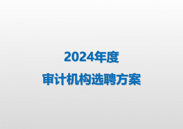 乐发平台注册技术2024年度审计机构选聘方案